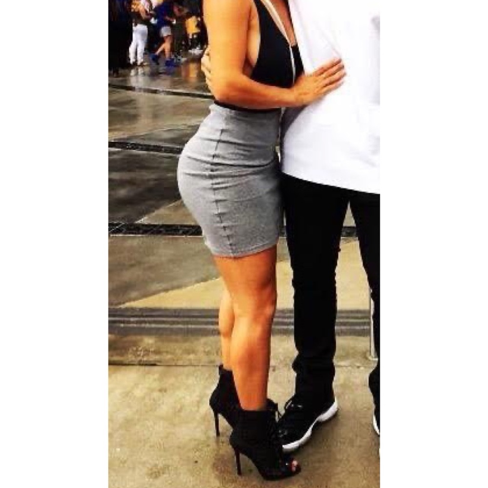 Gray Women's Skirt